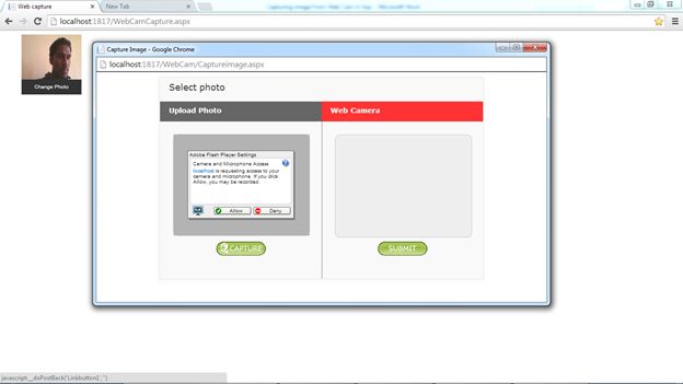 Snapshot of Captureimage